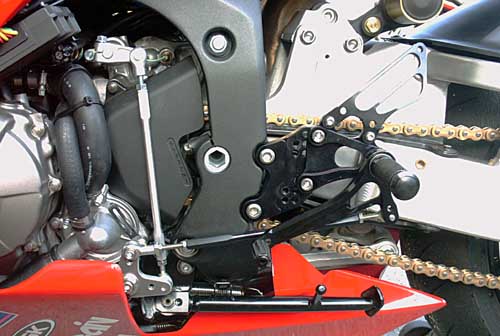 Honda cbr600rr rearsets #6