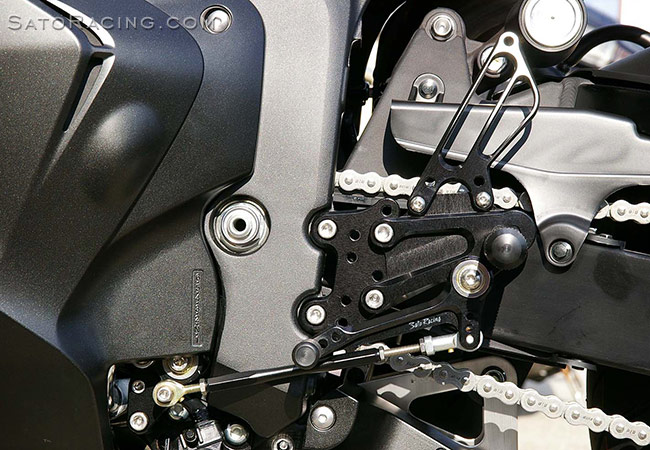 SATO RACING Honda CBR600RR '09-'12 Rear Sets [L]-side