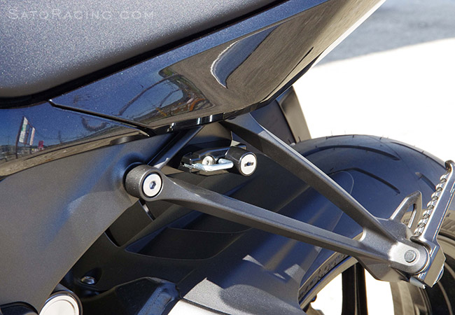 SATO RACING Helmet Lock for 2013-23 ZX-6R / ZX636
