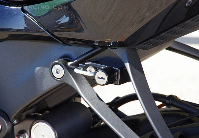 SATO RACING Helmet Lock for 2013-23 ZX-6R / ZX636