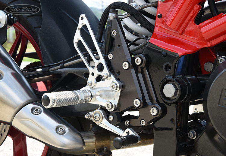 BMW G310R with SATO RACING Type 2 Rear Sets