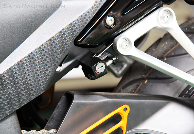 SATO RACING Helmet Lock for Honda CBR500R / CB500F/X ('13-'18)