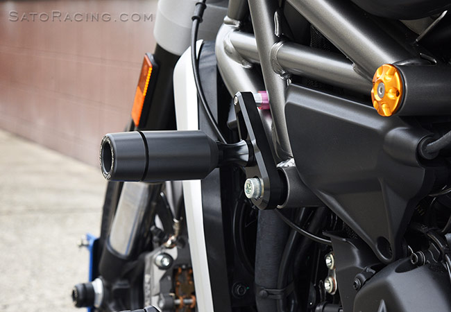 SATO RACING Ducati XDiavel / Diavel 1260 Frame Sliders - left side