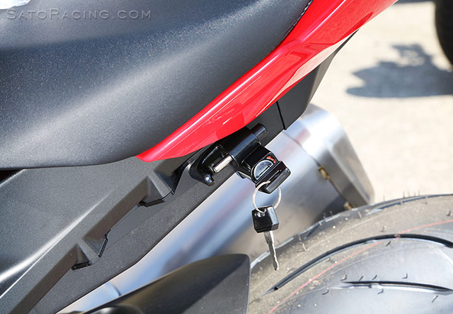 honda cbr helmet lock