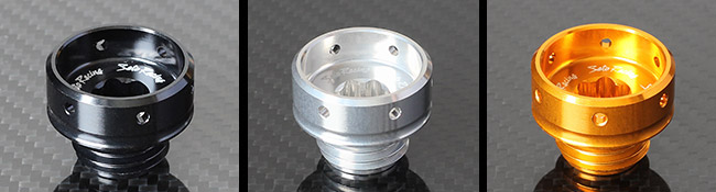 Oil Filler Caps for later Triumph sportbike models - Choice of Black, Silver or Gold