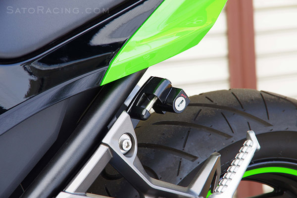 SATO RACING Helmet Lock for '13- Ninja 300