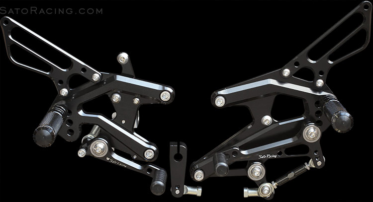 SATO RACING Rear Sets for for 2015 and up Kawasaki H2