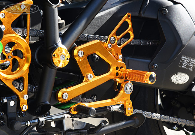 SATO RACING Rear Sets (L-side) for '18- Kawasaki H2 SX/ SE