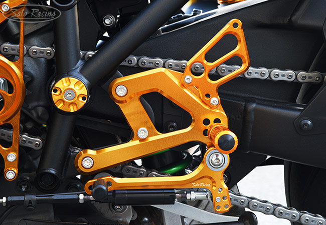 SATO RACING Rear Sets (L-side) for '18- Kawasaki H2 SX/ SE