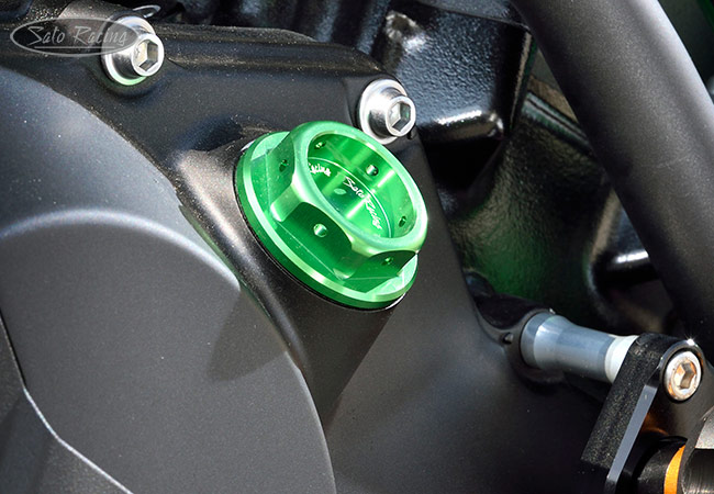SATO RACING HEX style Oil Filler Cap on a Z-H2