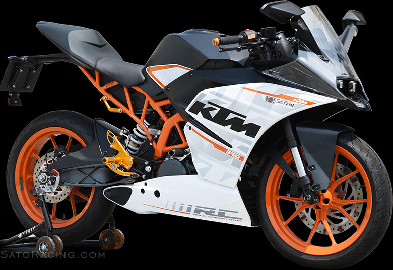 2015 KTM RC390 loaded with SATO RACING parts