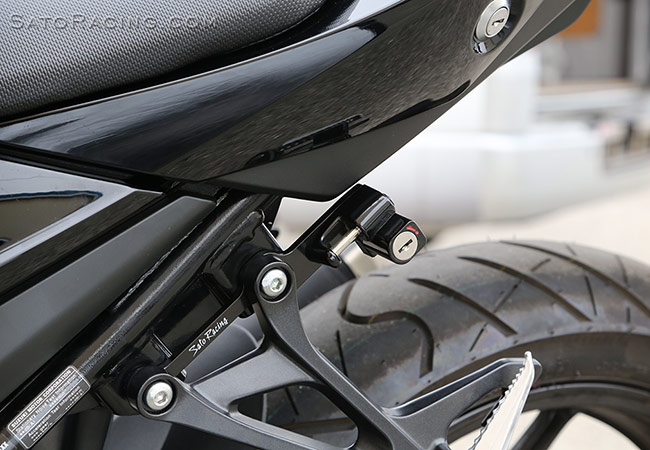 SATO RACING Helmet Lock for Suzuki GSX-S750/ GSR750/ GSX250R