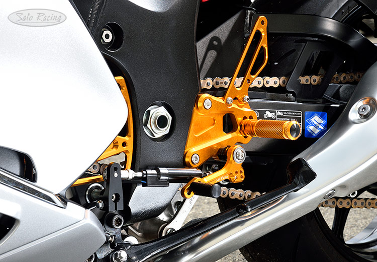 SATO RACING Suzuki Hayabusa 2022 Rear Sets [L]-side in Gold