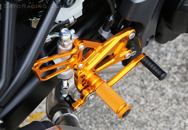 SATO RACING Suzuki SV650 ABS Rear Sets [R]-side