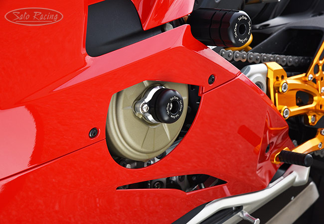 SATO RACING Timing Hole Plug L Engine Slider for Ducati Panigale V4 and Streetfighter V4