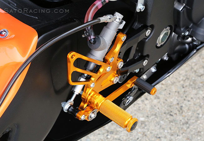 SATO RACING Yamaha YZF-R1 '15- Race Concept Rear Sets v.1 design [R]-side