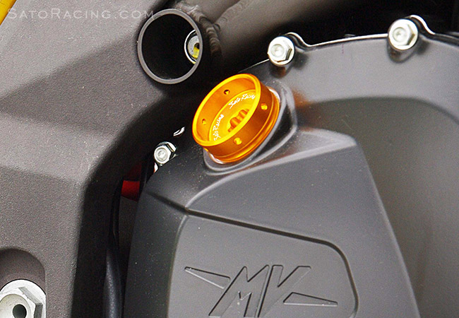 Sato Racing Oil Filler Cap [GOLD] for MV Agusta