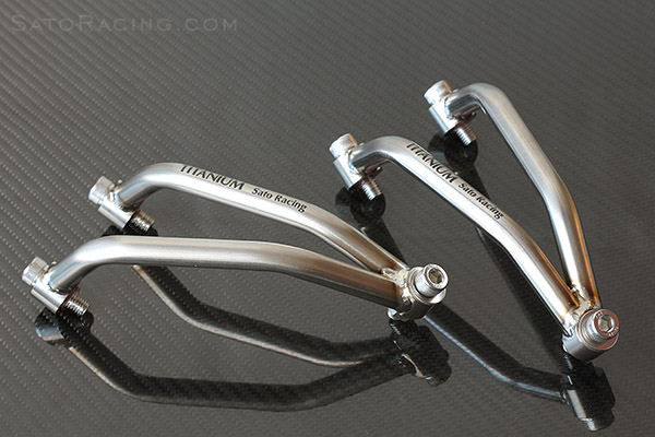 Sato Racing Titanium Canister Hanger Set for Suzuki GSX-R1000 ('07-'08)