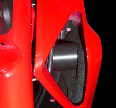 SATO RACING Ducati 1098-series Frame Sliders is Inner Body Type