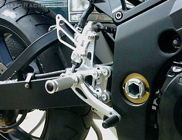 SATO RACING Rear Sets for SV650 and early Suzuki GSX-R models