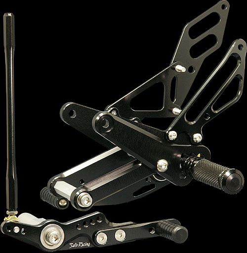 SATO RACING Yamaha YZF-R1 ('09-'14) Rear Sets [L]-side in Black