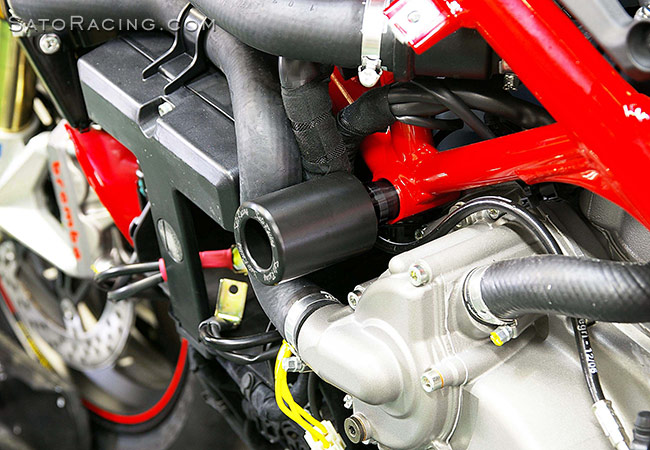 SATO RACING Ducati 1098-series Frame Sliders [R]-side