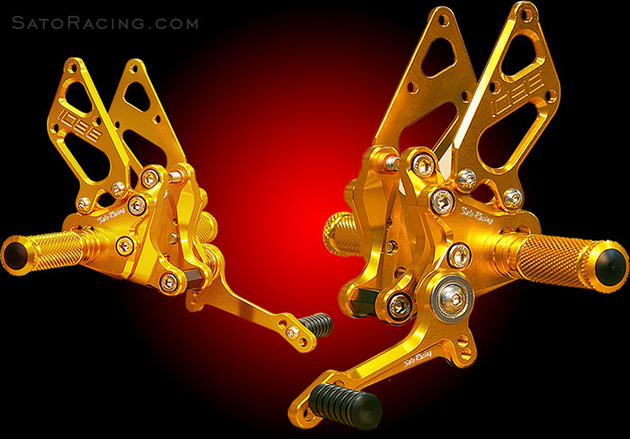 SATO RACING Ducati 848 / 1098 / 1198 'Type 1' Rear Sets