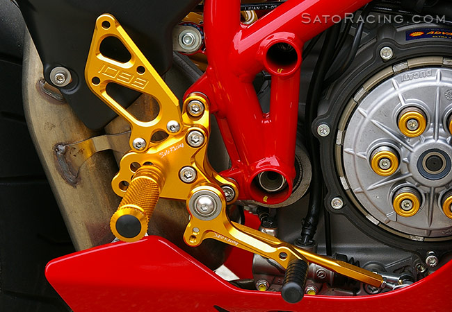 SATO RACING | Rear Sets - Type2 - DUCATI 848 / 1098/ 1198