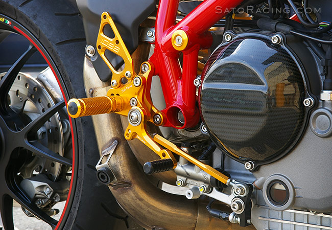 SATO RACING | Rear Sets - Type2 - DUCATI 848 / 1098/ 1198