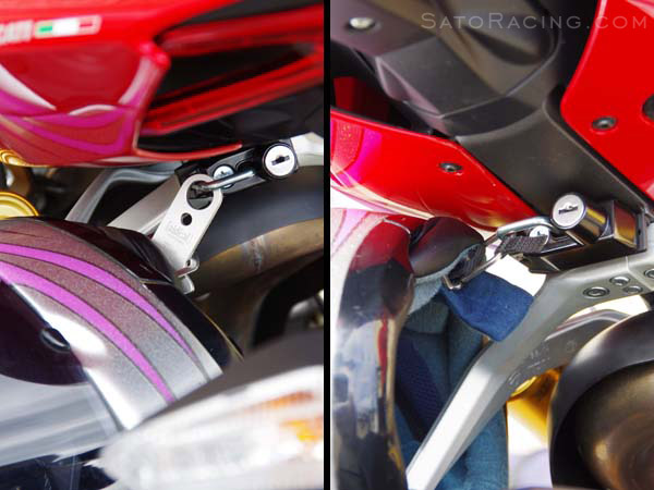 SATO RACING Helmet Lock for Ducati 899/1199 Panigale