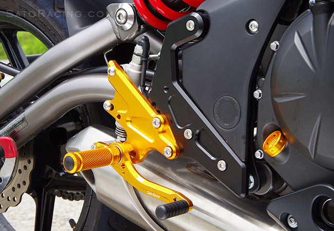 SATO RACING | Rear Sets w/ Tandem Bracket - Kawasaki Ninja 650 (ER