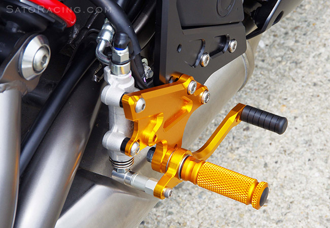 SATO RACING | Rear Sets w/ Tandem Bracket - Kawasaki Ninja 650 (ER