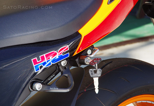 Sato Racing Helmet Lock and Racing Hook for Honda CBR600RR