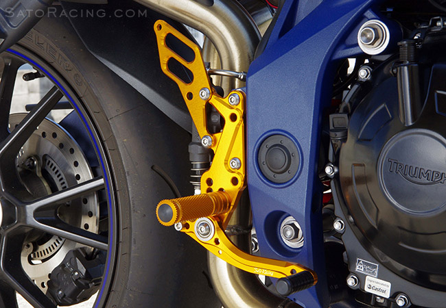 SATO RACING Triumph Speed Triple 1050 ('11-'15) Rear Sets [R]-side