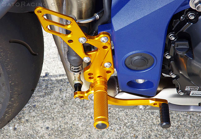 SATO RACING Triumph Speed Triple 1050 ('11-'15) Rear Sets [R]-side