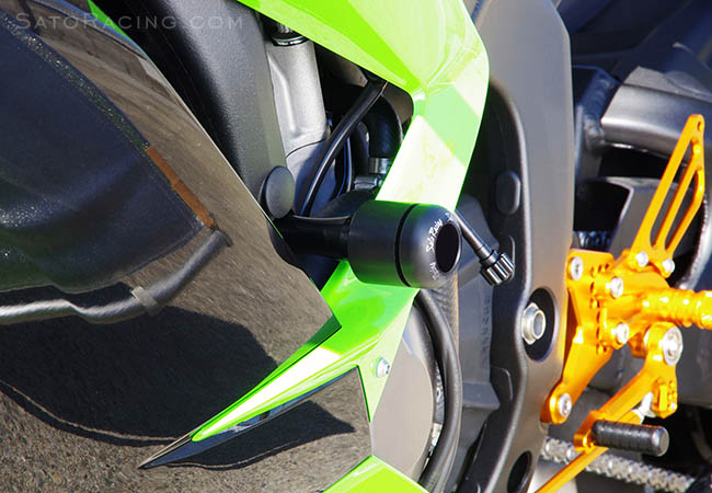 SATO RACING ZX-6R '13- Frame Sliders [L]-side