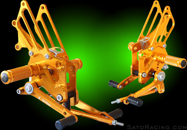 SATO RACING | Rear Sets - Kawasaki Ninja300 (250) / Z300 (Z250