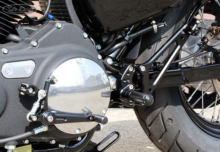 SATO RACING Rear Sets + Tandem Brackets for Harley-Davidson Sportster XL1200 ('14- non-ABS)