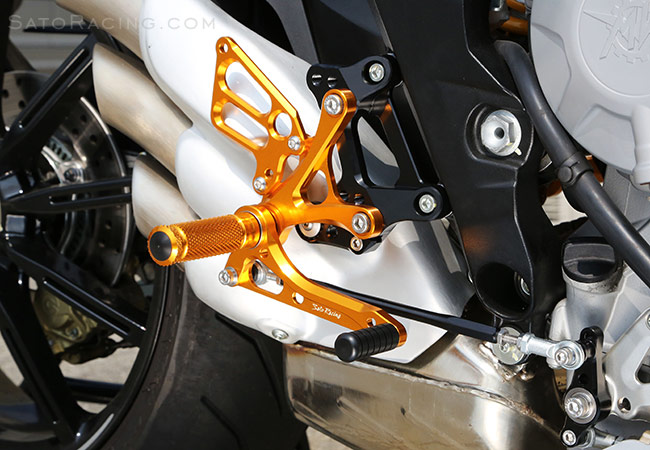 SATO RACING Rear Sets for MV Brutale 675/ 800/Dragster