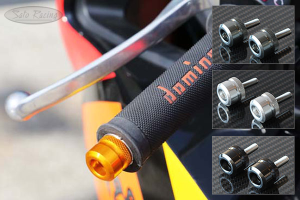 SATO RACING compact button-style 22mm diameter Handle Bar Ends