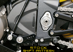 Daytona stock shift pattern and reverse shift pattern animation