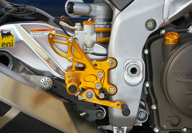 SATO RACING | Rear Sets - aprilia RSV4 ('09-'11)