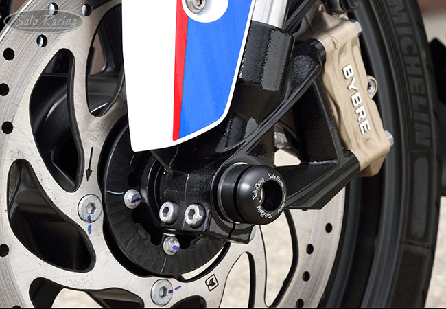 SATO RACING Front Axle Sliders for BMW G310R