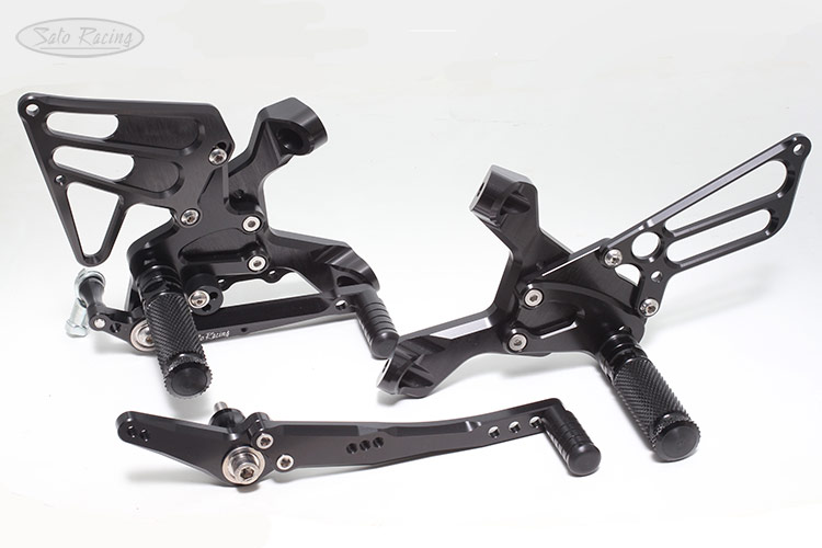 SATO RACING Rear Sets kit in Black for 2020+ BMW S1000RR