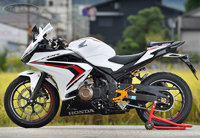 2019 Honda CBR500R with SATO RACING Engine Sliders