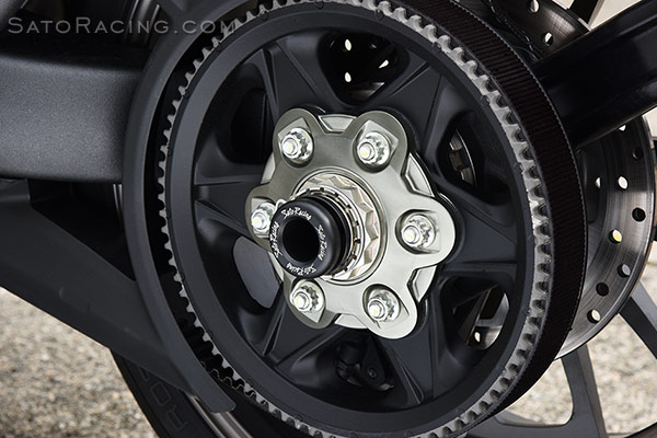 SATO RACING | Rear Axle Sliders [Type 2] - Ducati Diavel / XDiavel