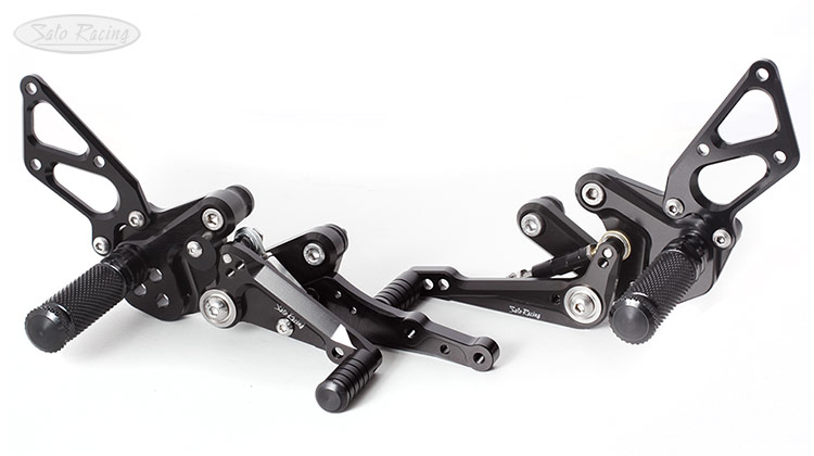 SATO RACING Ducati Diavel 1260 Rear Sets in Black