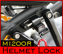 Frame-mount Helmet Lock for 2017+ Monster 1200/S