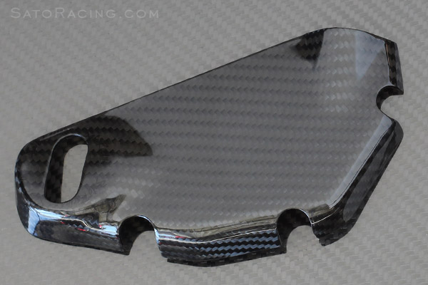 Sato Carbon Lower [R] Engine Cover [Glossy] for Ducati Multistrada 1100/ Sport/ GT