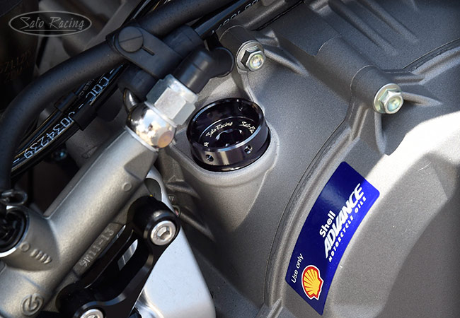 Oil Cap D-OFCAP2-R for later Ducati models on a Panigale